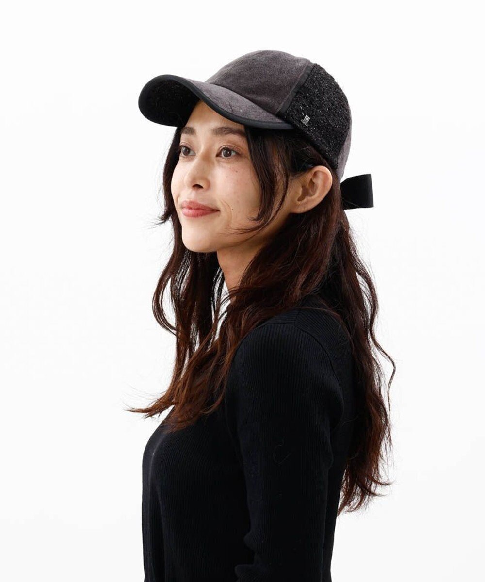 AURORA 【 LANVIN en Bleu （ランバン オン ブルー）】ベロアリボンキャップ 