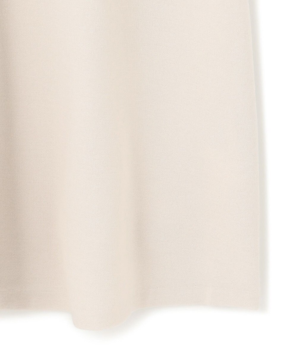 ICB L ウールブレンドスムース ハイネックワンピース 