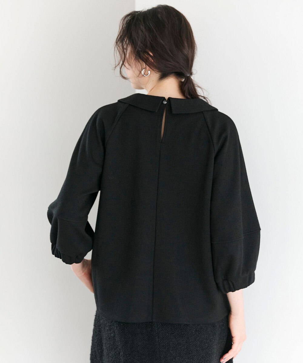 #Newans 【セレモニーにも/洗濯機可】ランタンスリーブブラウス 