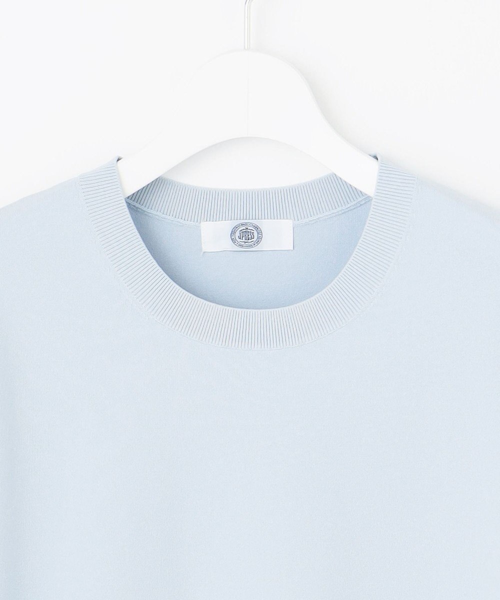 J.PRESS LADIES L 【洗える】RAYON ELITE STRETCH クルーネック ニット 