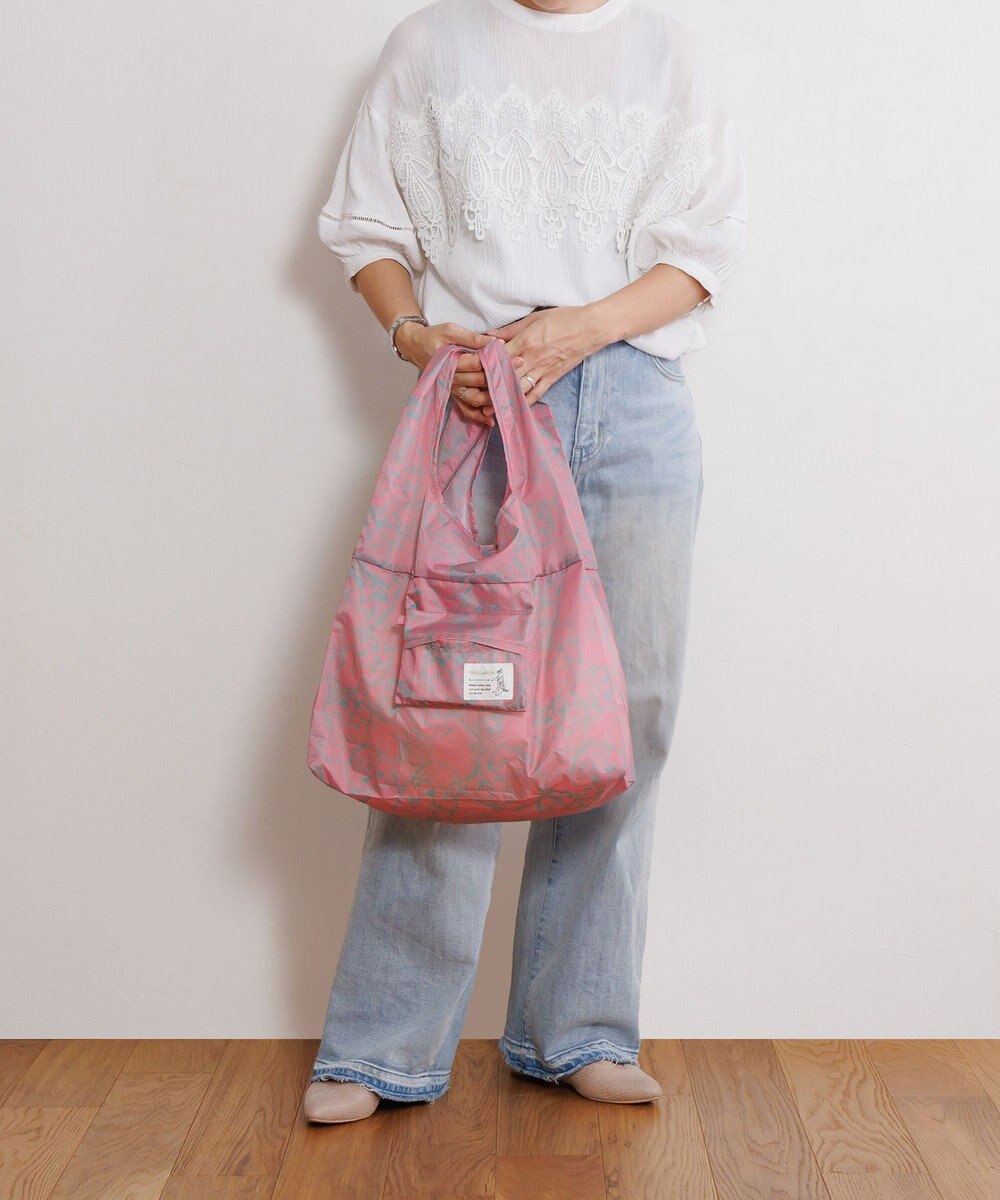 ACE BAGS & LUGGAGE 【折り畳み】 HAyU × ace. マルシェバッグ エコバッグ 猫柄 23L 17871 