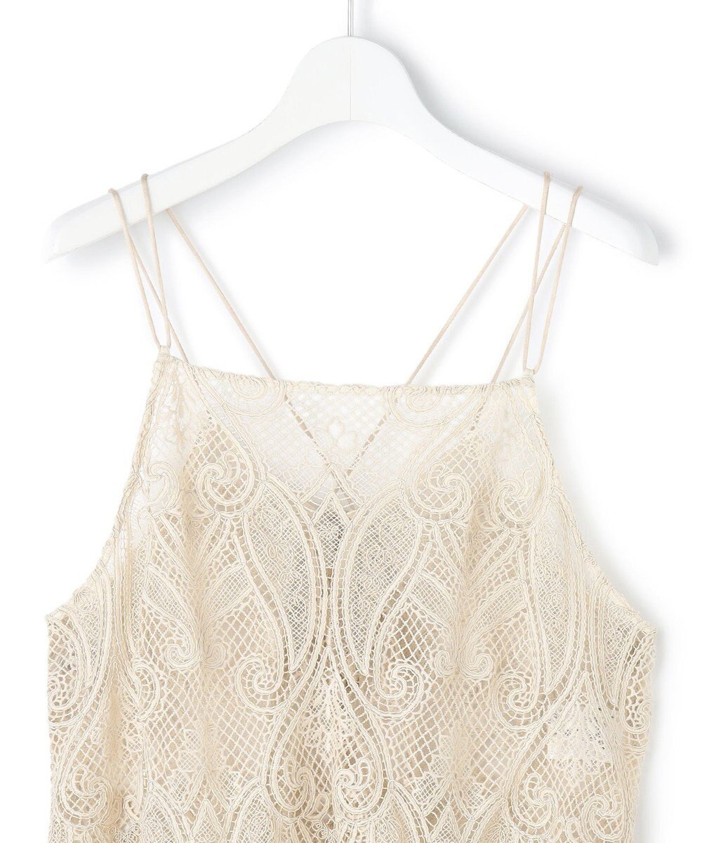 23区 【先行予約】ペイズリーレース キャミソールワンピース 