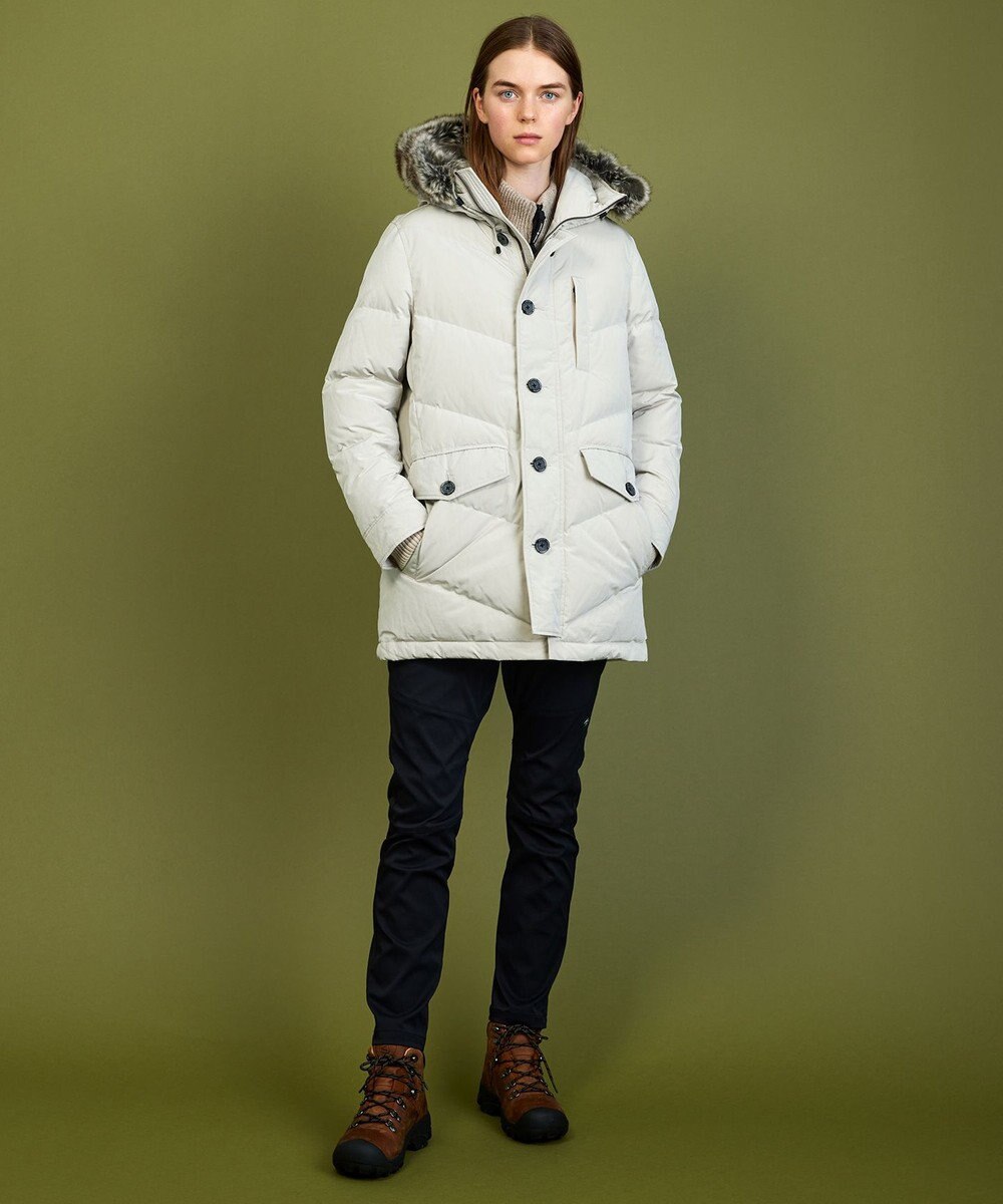 JOSEPH ABBOUD MOUNTAIN 【ECO撥水/ECOファー/9ポケット/ユニセックス】ＰＥ／ＮＹピーチダウン コート 