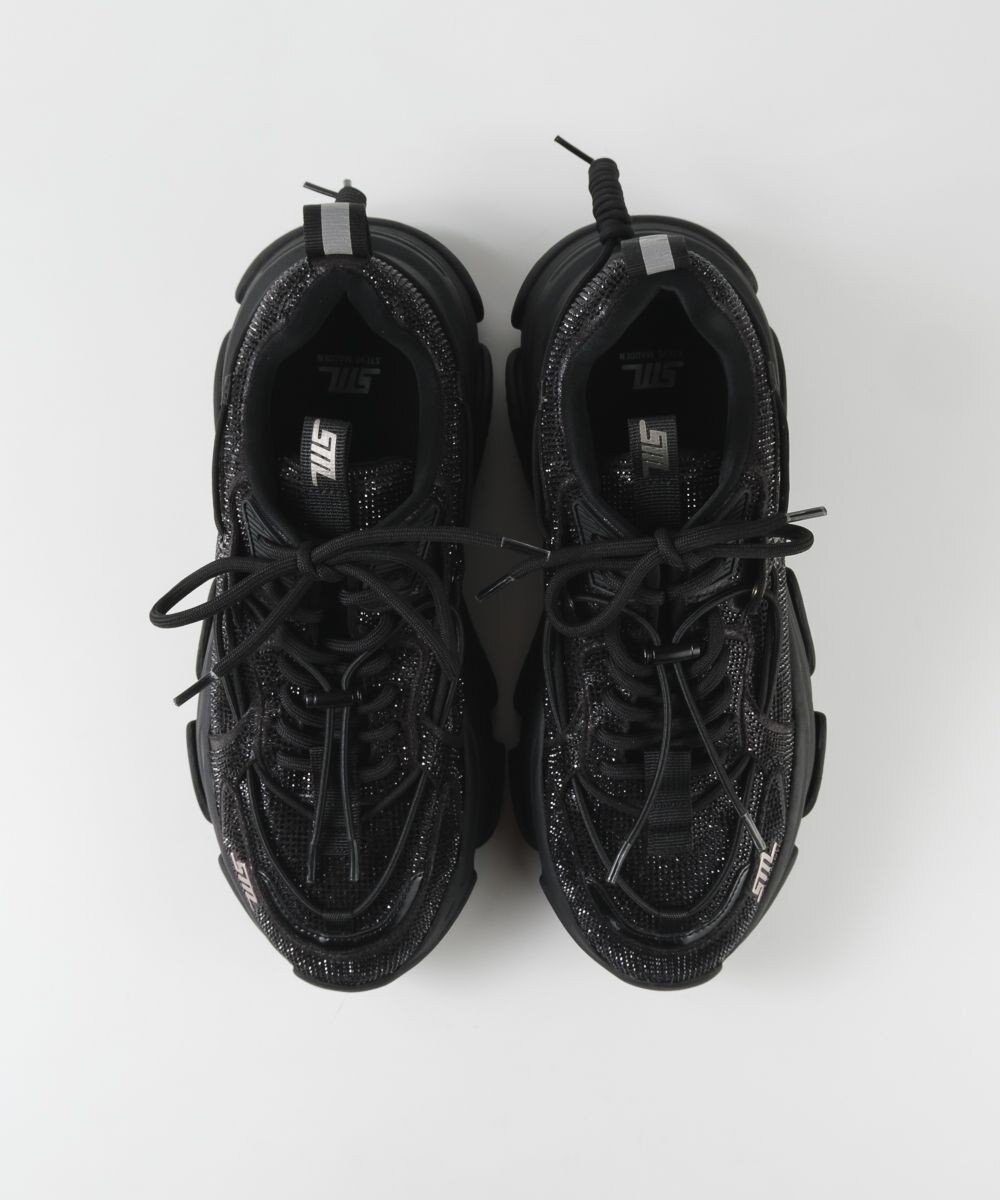 STEVE MADDEN VAULT 2R ボリュームソール ラインストーンスニーカー 