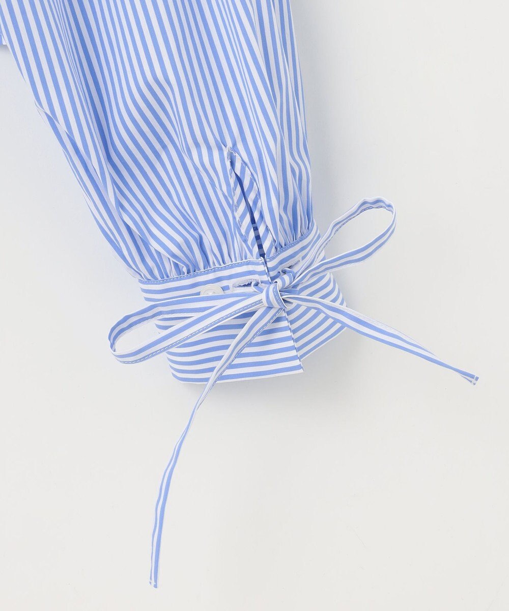 Feroux 【ONWARD CROSSET MAG掲載・2WAY】リボンクロップド シャツ 