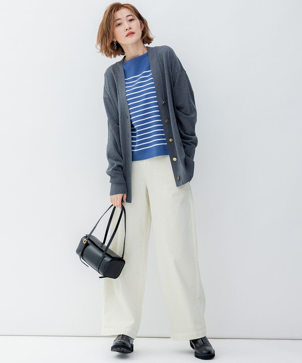 23区 ガラスフープピアス 