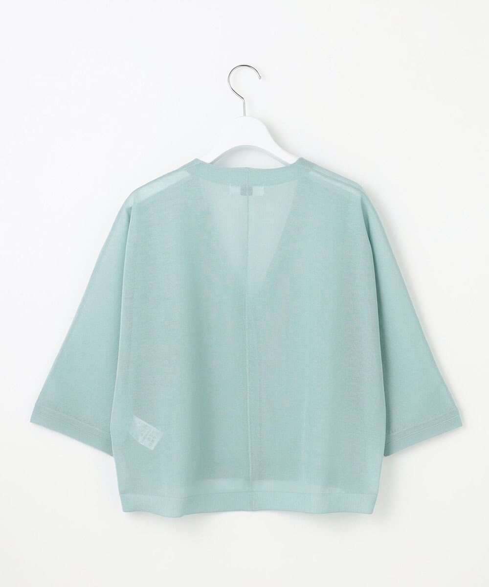 J.PRESS LADIES 【WEB限定カラーあり・洗える】SHEER LIGHT KNIT Vネック カーディガン 