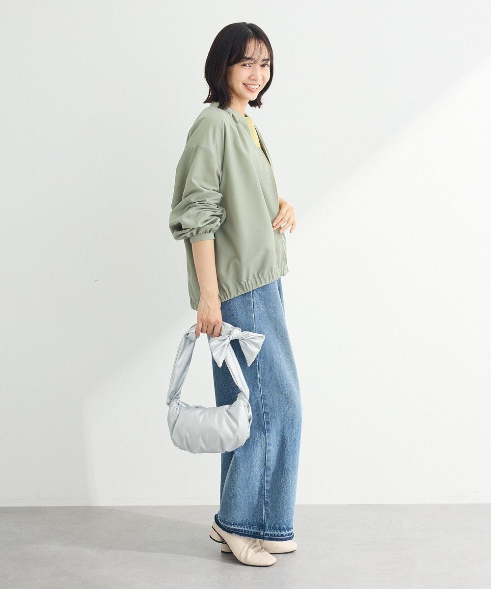 Green Parks ・ＱＵＯＮ　ギャザーリボンショルダー 