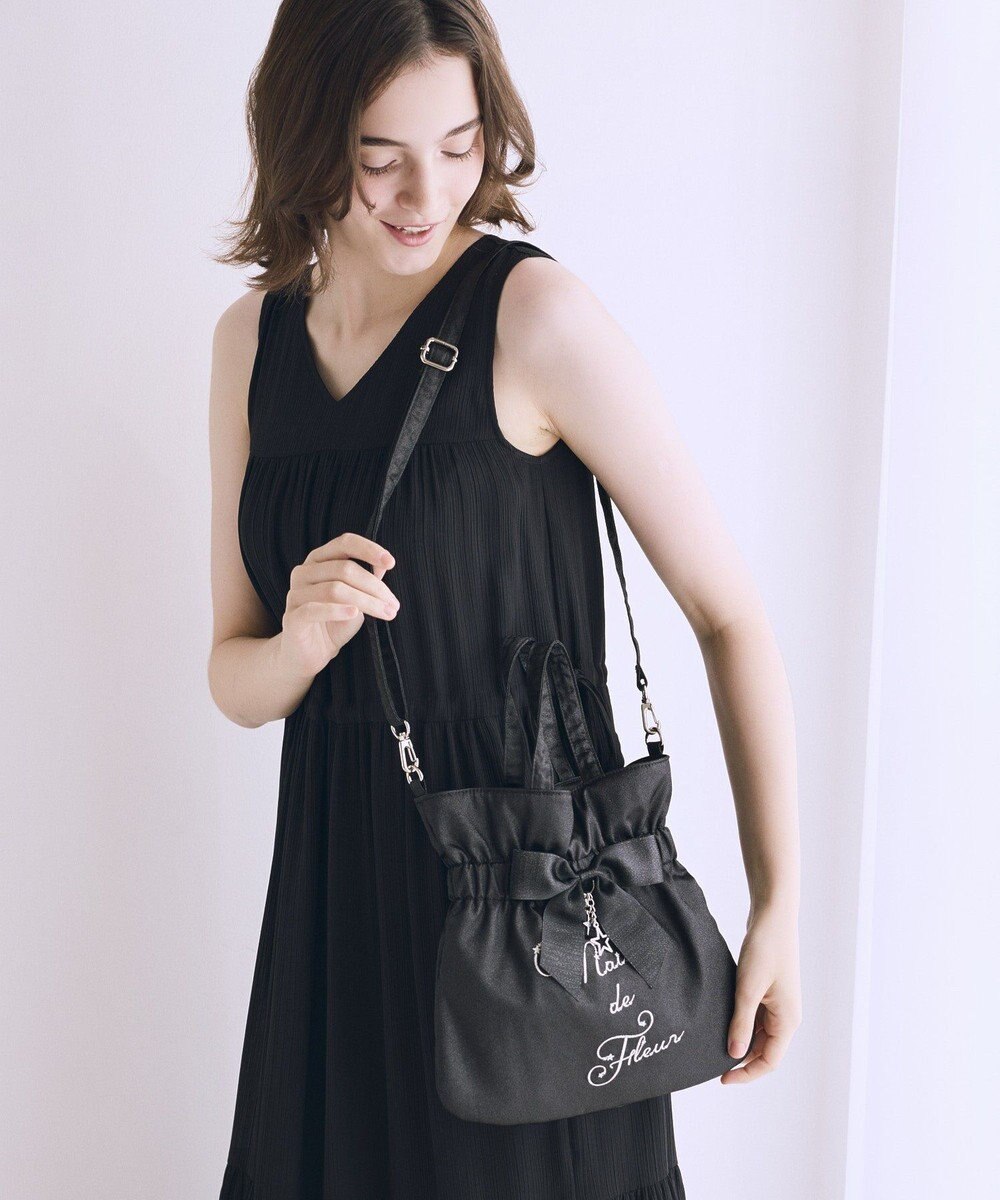 Maison de FLEUR スターリボン２Ｗａｙトートバッグ 