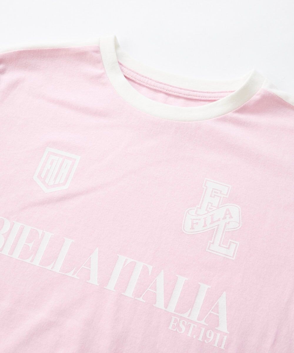 OP／FILA 【FILA】ショート丈半袖Tシャツ 