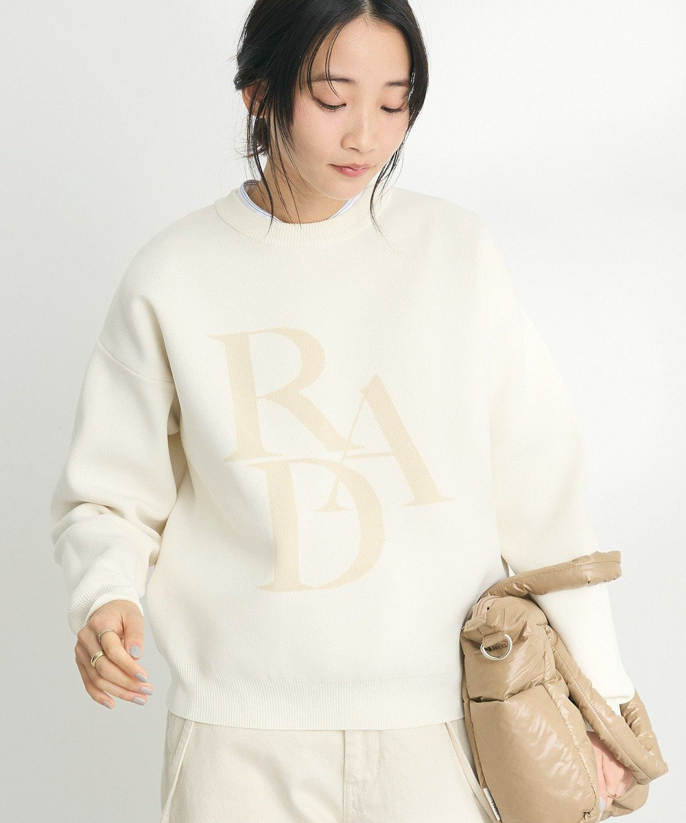 CRAFT STANDARD BOUTIQUE スウェットライクニットプルオーバー Ivory