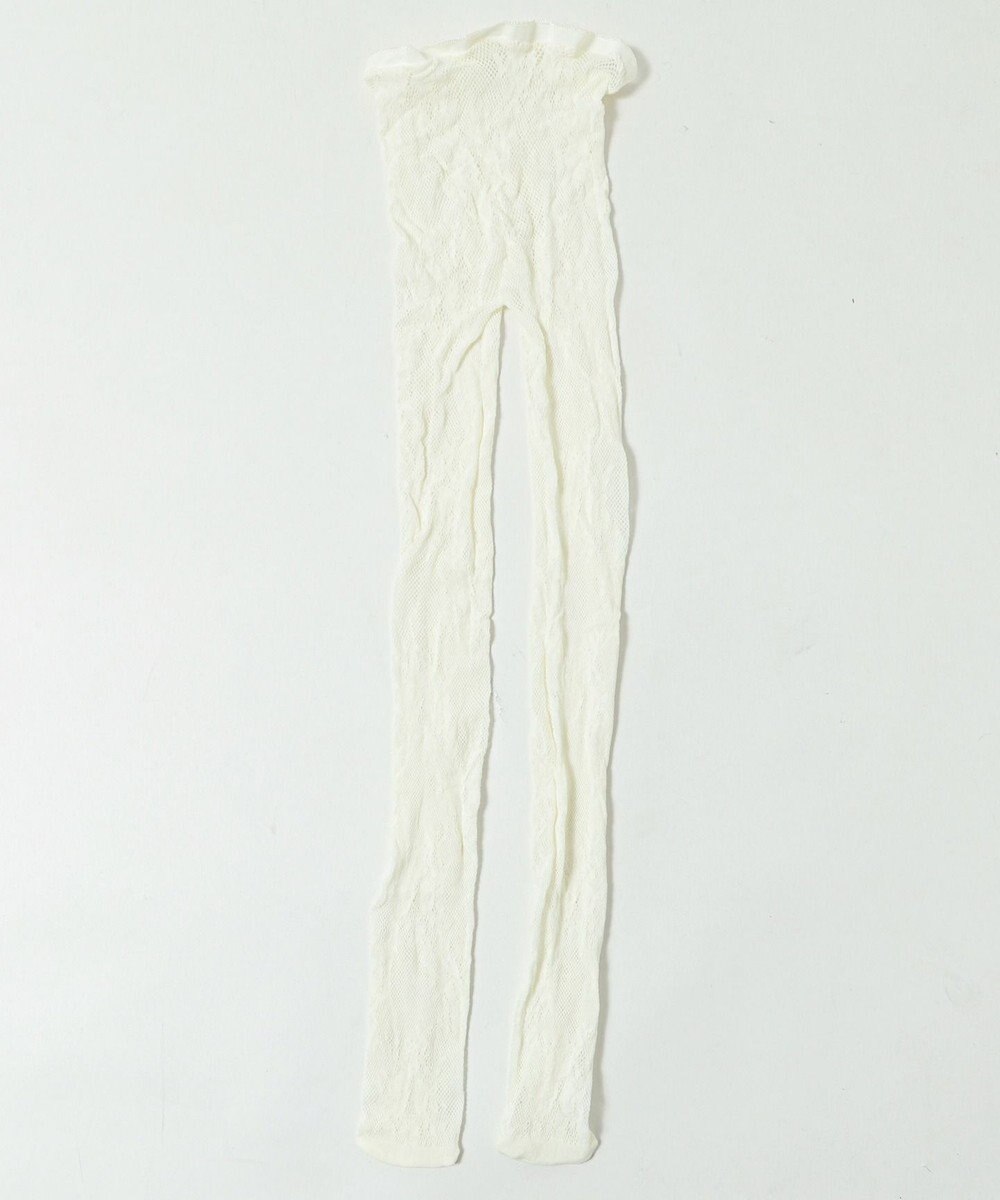 WEGO フラワー総レースタイツ 