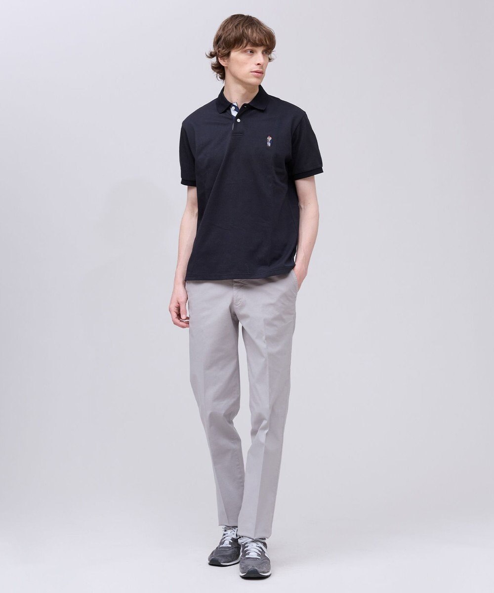 J.PRESS MEN 【ストレッチ】オックスガーメントダイ ステムテーパード パンツ 