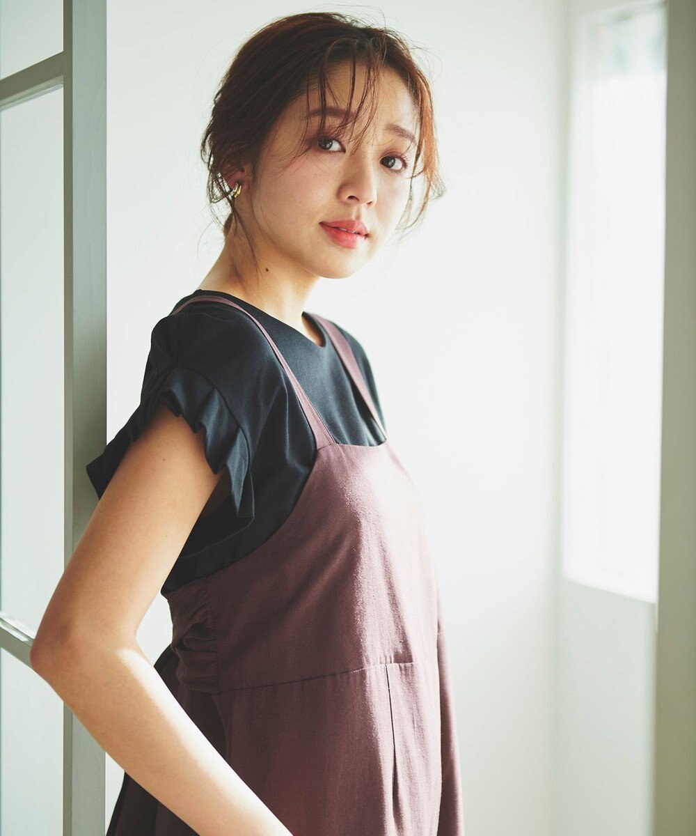 Feroux 【UVケア】タックスリーブ Tシャツ 