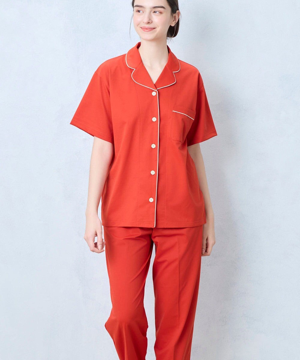 une nana cool 【綿混】両染ジャージ半袖パジャマ MADE WITH LIBERTY FABRIC 