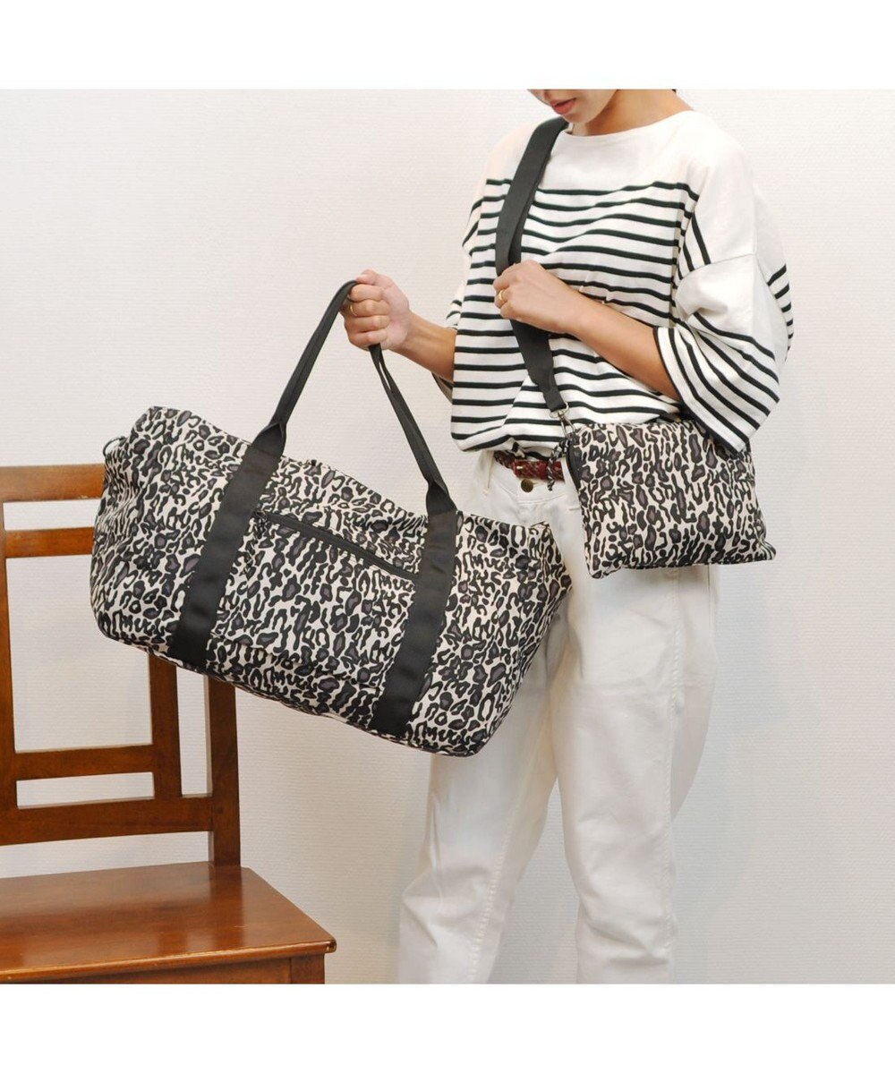 UNBILLION cachecache パッカブルナイロンボストンバッグ 