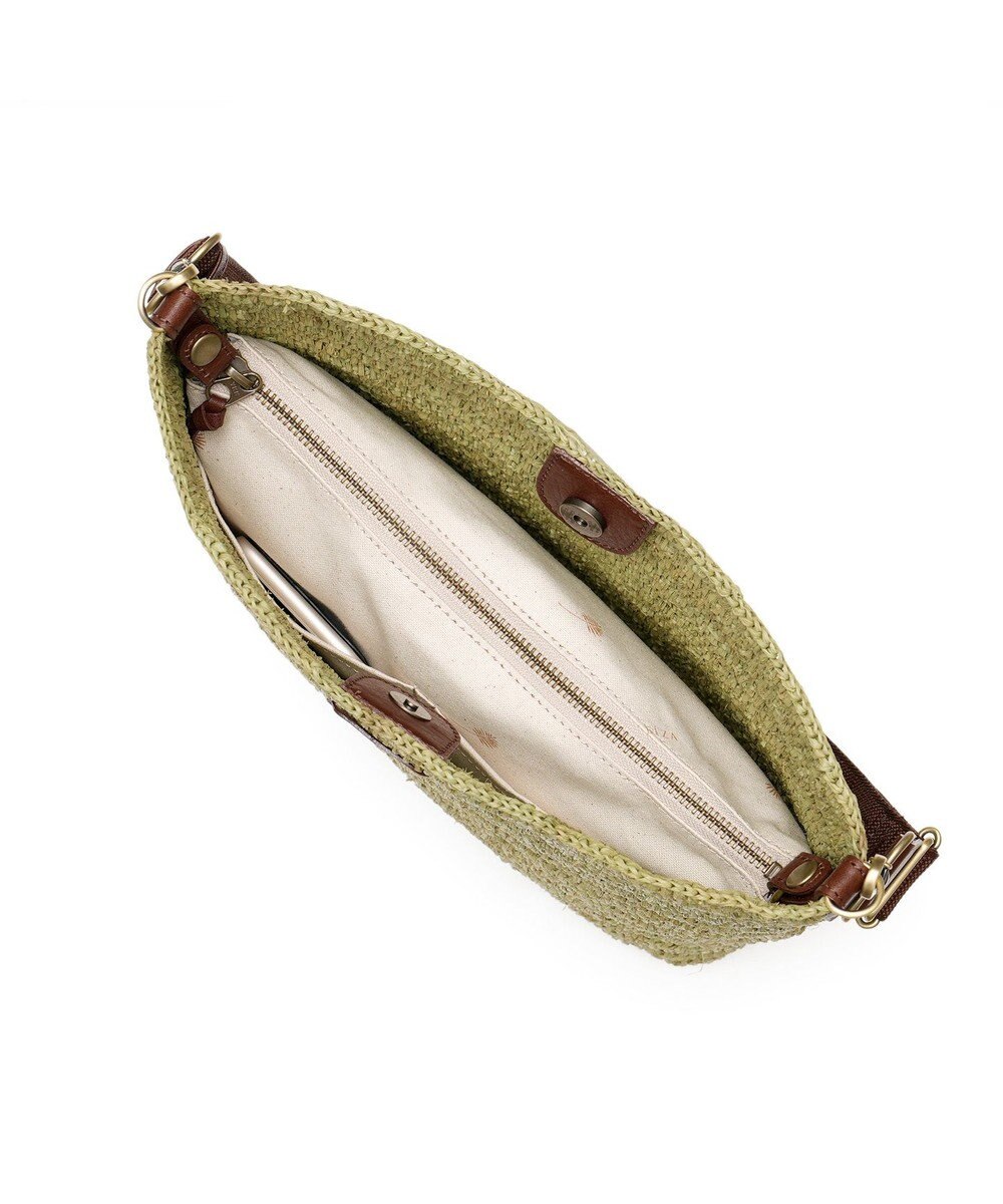 IBIZA ラフィア　ショルダーバッグ（草木染め） 