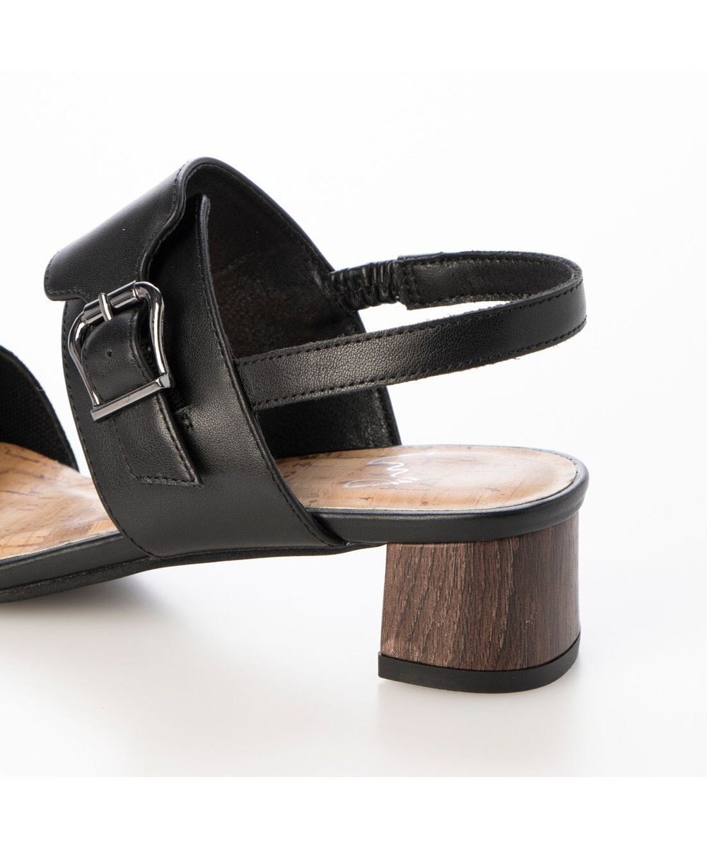 ing <ing>スクエアトゥバックベルトサンダル 