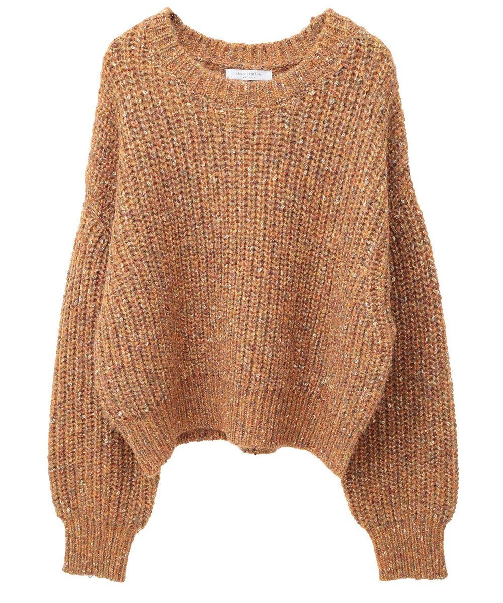 Green Parks ｍｉｘラメショートニットプルオーバー 