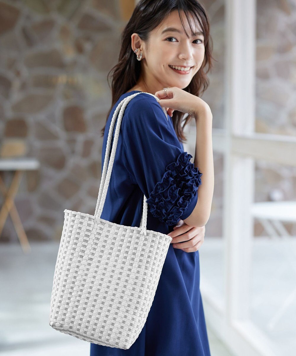 Tiaclasse メルカドウーヴンバッグ 