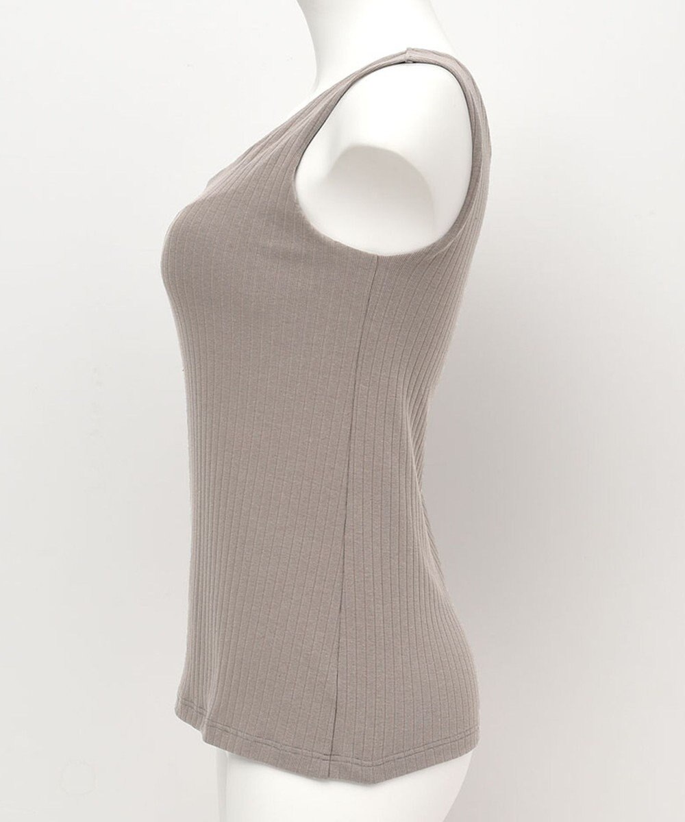 Wing カップ付きノースリーブ　【シンクロブラトップ　リブタイプ】　ラクしてきれいなシルエット　ウイング／ワコール　ET1171 