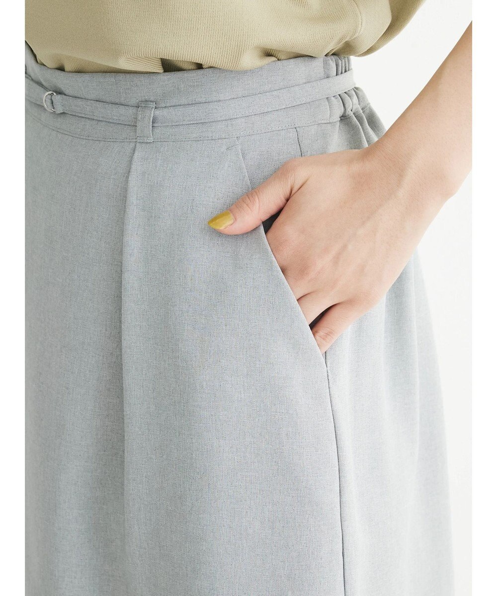 Green Parks 接触冷感　ベルト付ガウチョパンツ 