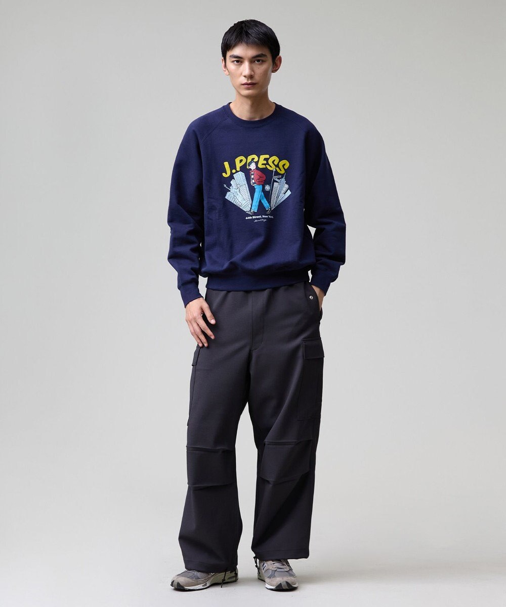 J.PRESS MEN 【J.PRESS ORIGINALS】【UNISEX】Polyester Aero Twill Easy Cargo Pants 