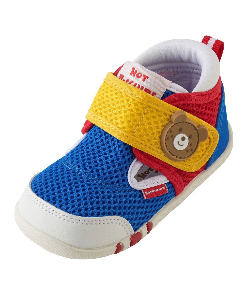 MIKI HOUSE HOT BISCUITS 【12-13cm】ダブルラッセル サマーファーストベビーシューズ 