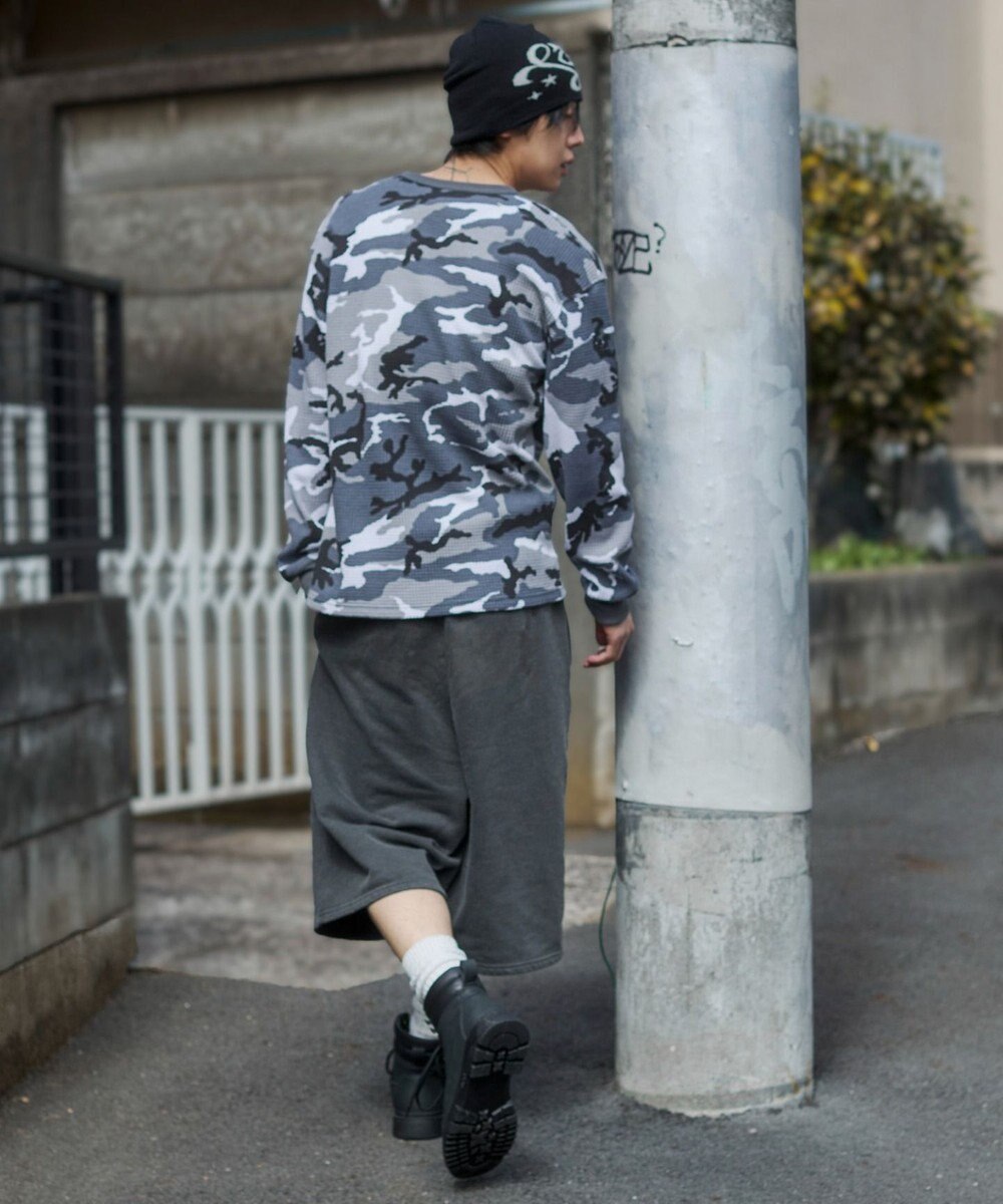WEGO 【ユニセックス着用ITEM】ピグメントグラフィックショーツ 