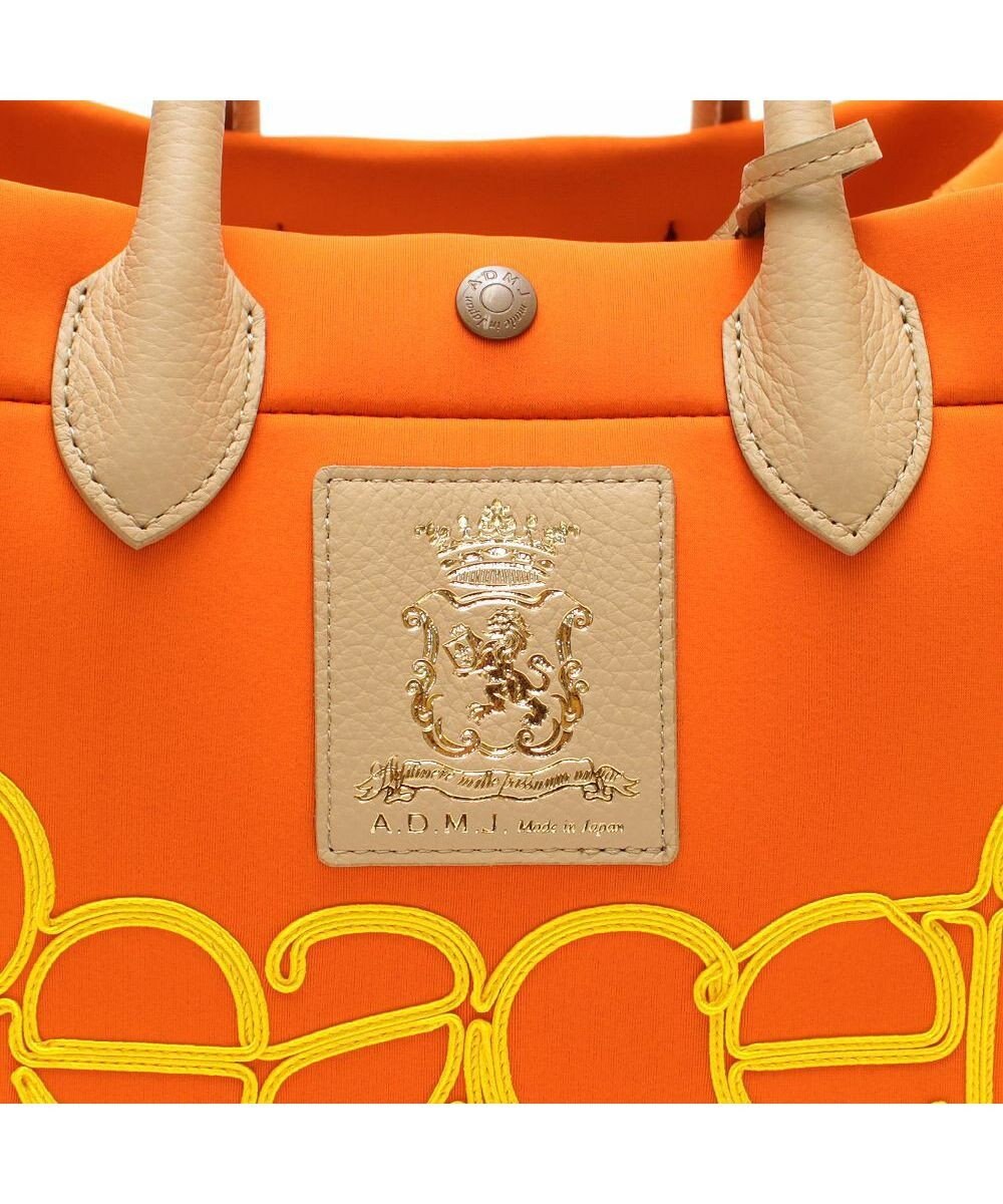 A.D.M.J. 【魔法の様に軽い】マジックライト/コード刺しゅうキューブトート21cm(Dカン付) 