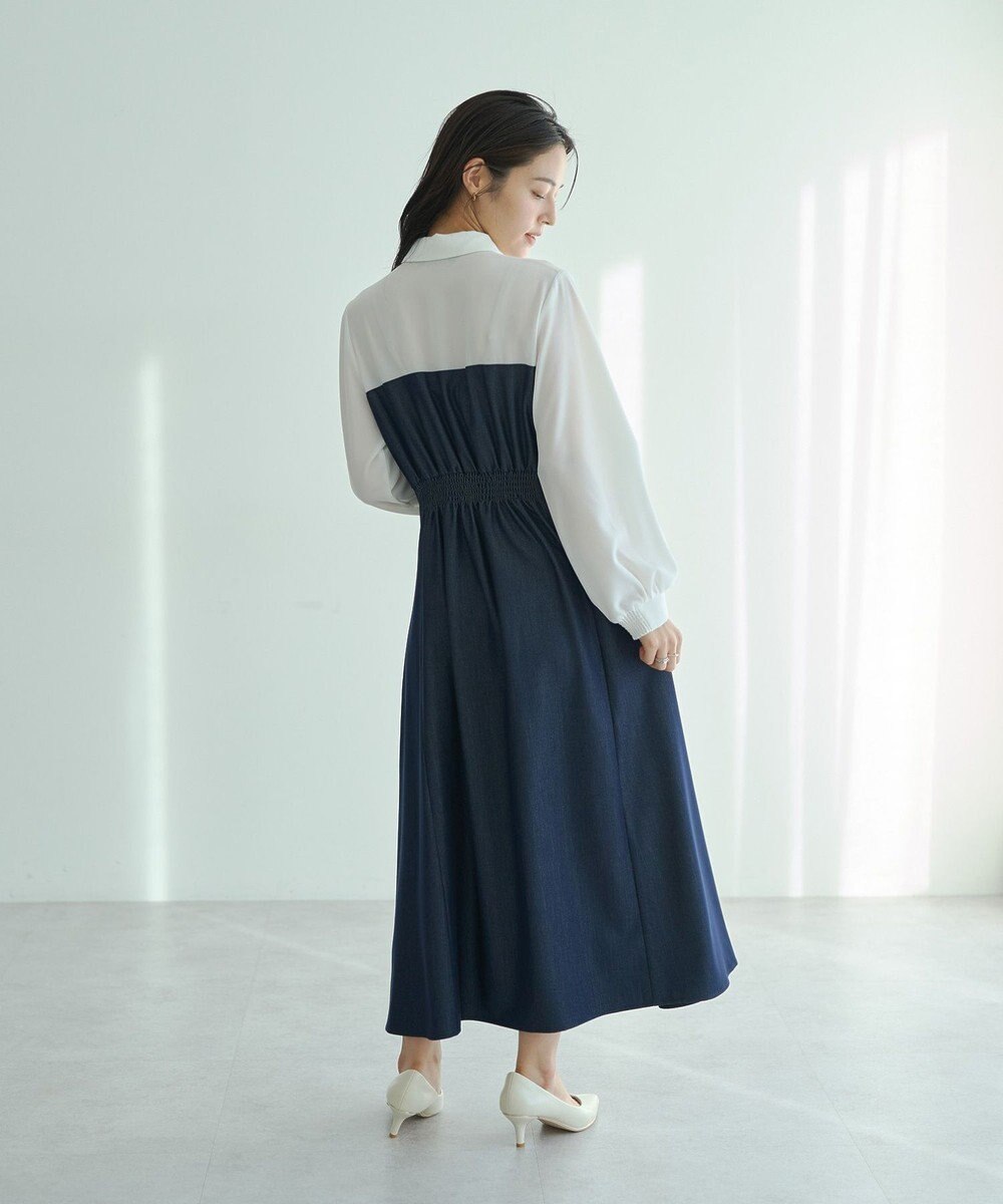 YECCA VECCA ベアドッキングワンピース 