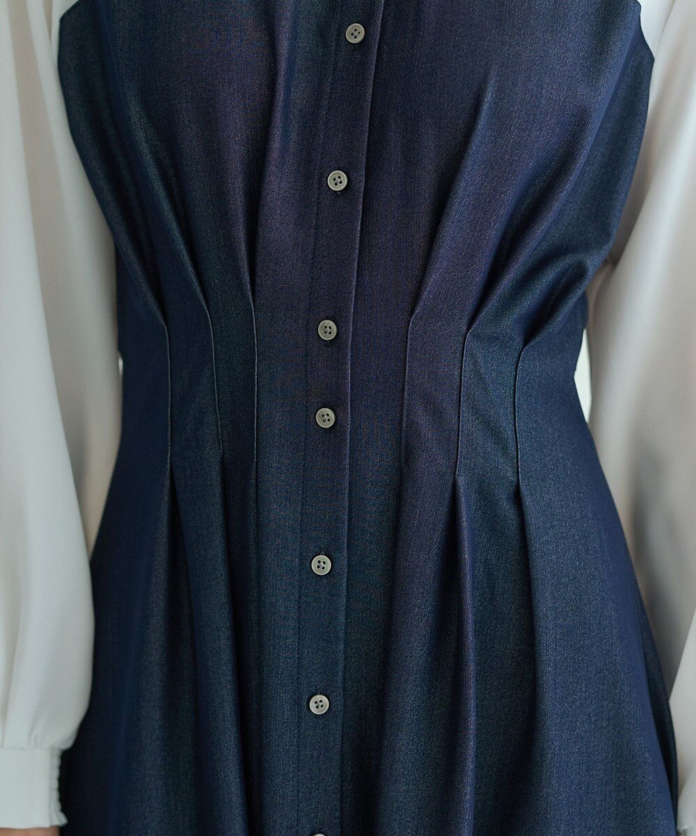 YECCA VECCA ベアドッキングワンピース 