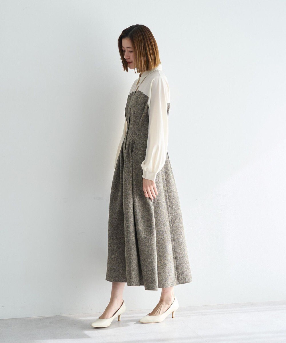 YECCA VECCA ベアドッキングワンピース 