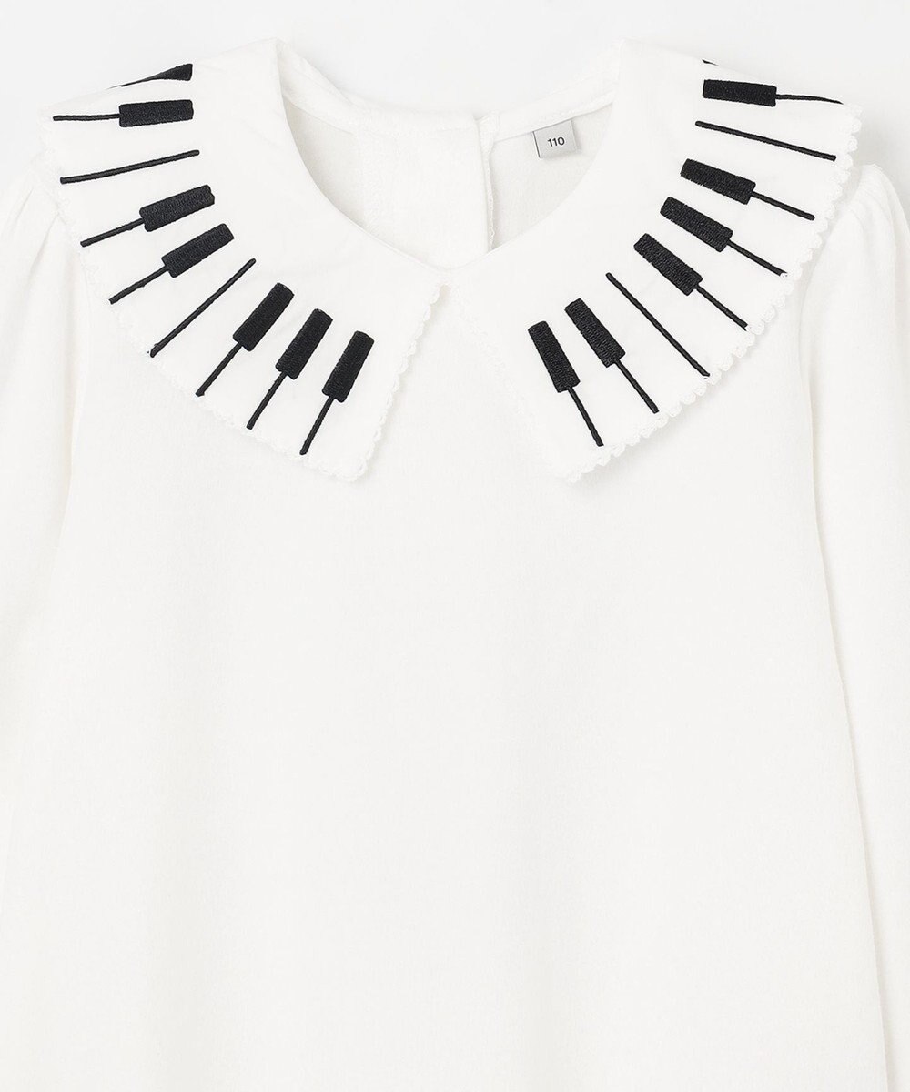 ANY KIDS 音符＆鍵盤デザインブラウス 