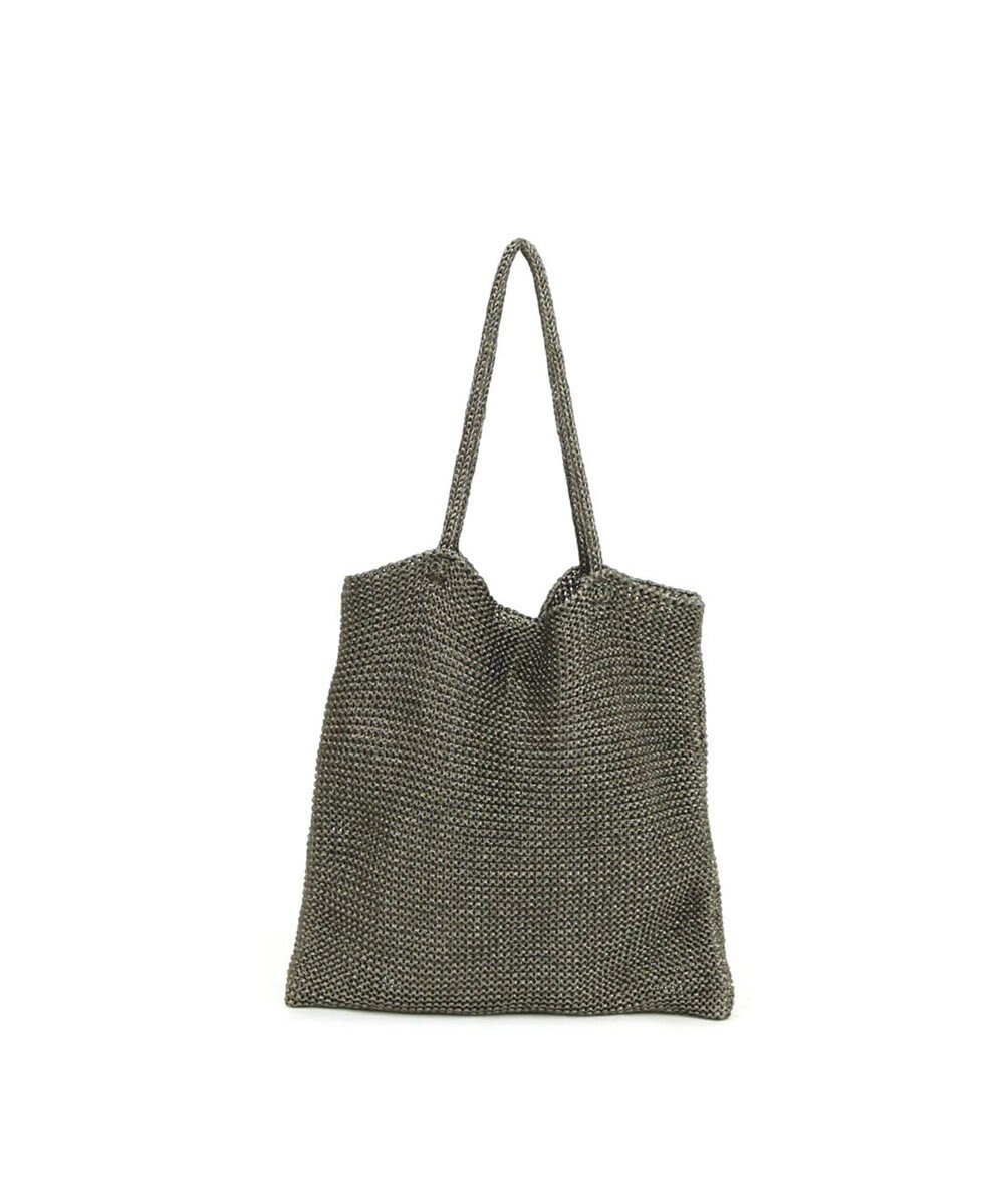 UNBILLION カシュカシュ cachecache / ラメ糸編みトートバッグ 