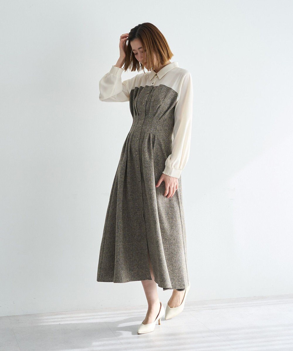 YECCA VECCA ベアドッキングワンピース 