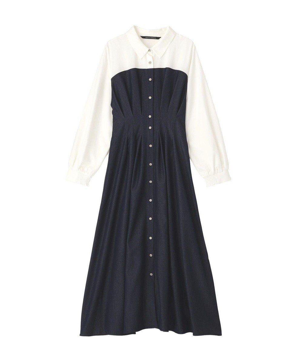 YECCA VECCA ベアドッキングワンピース 