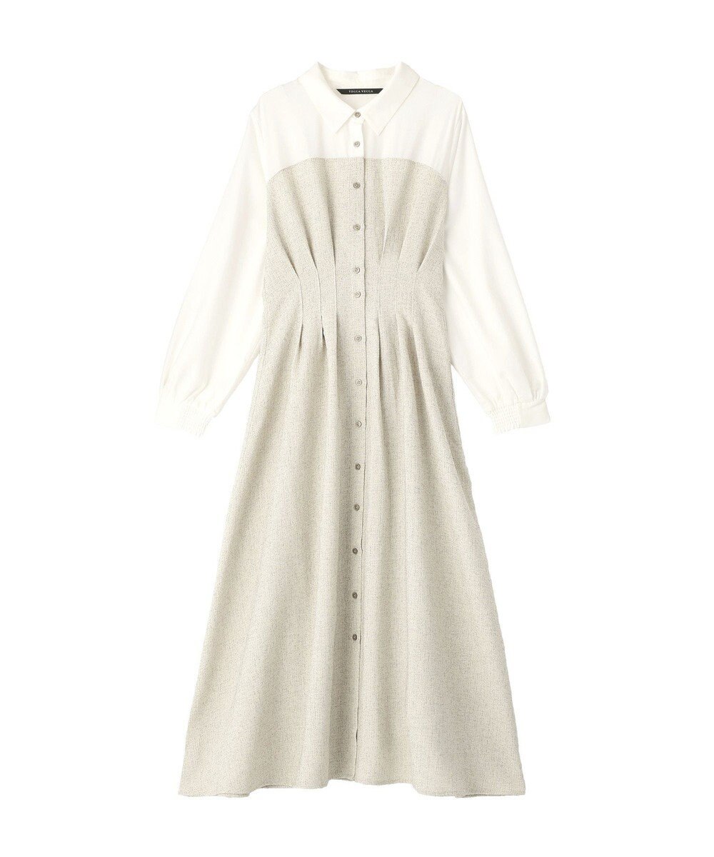 YECCA VECCA ベアドッキングワンピース 
