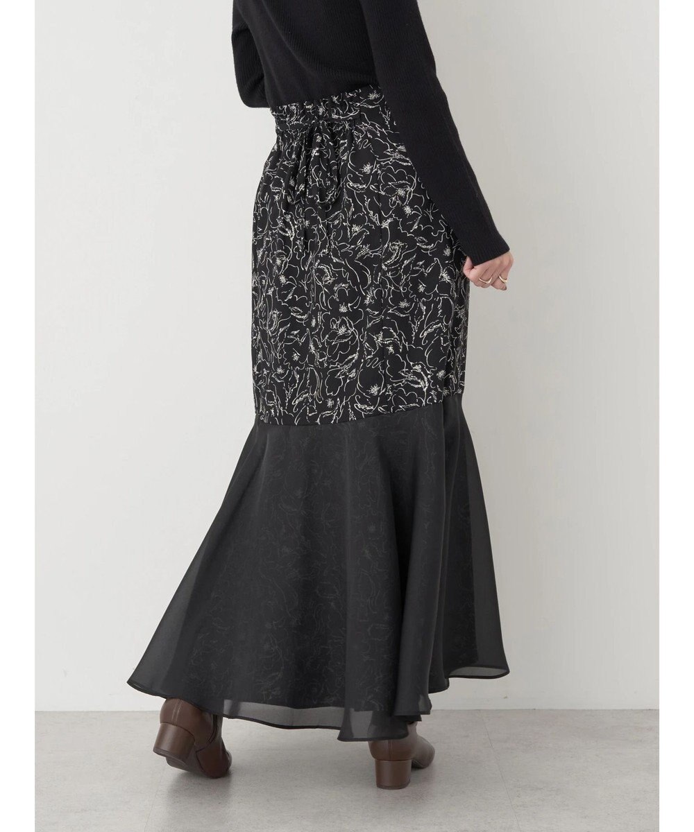 earth music&ecology 切替フラワースカート 