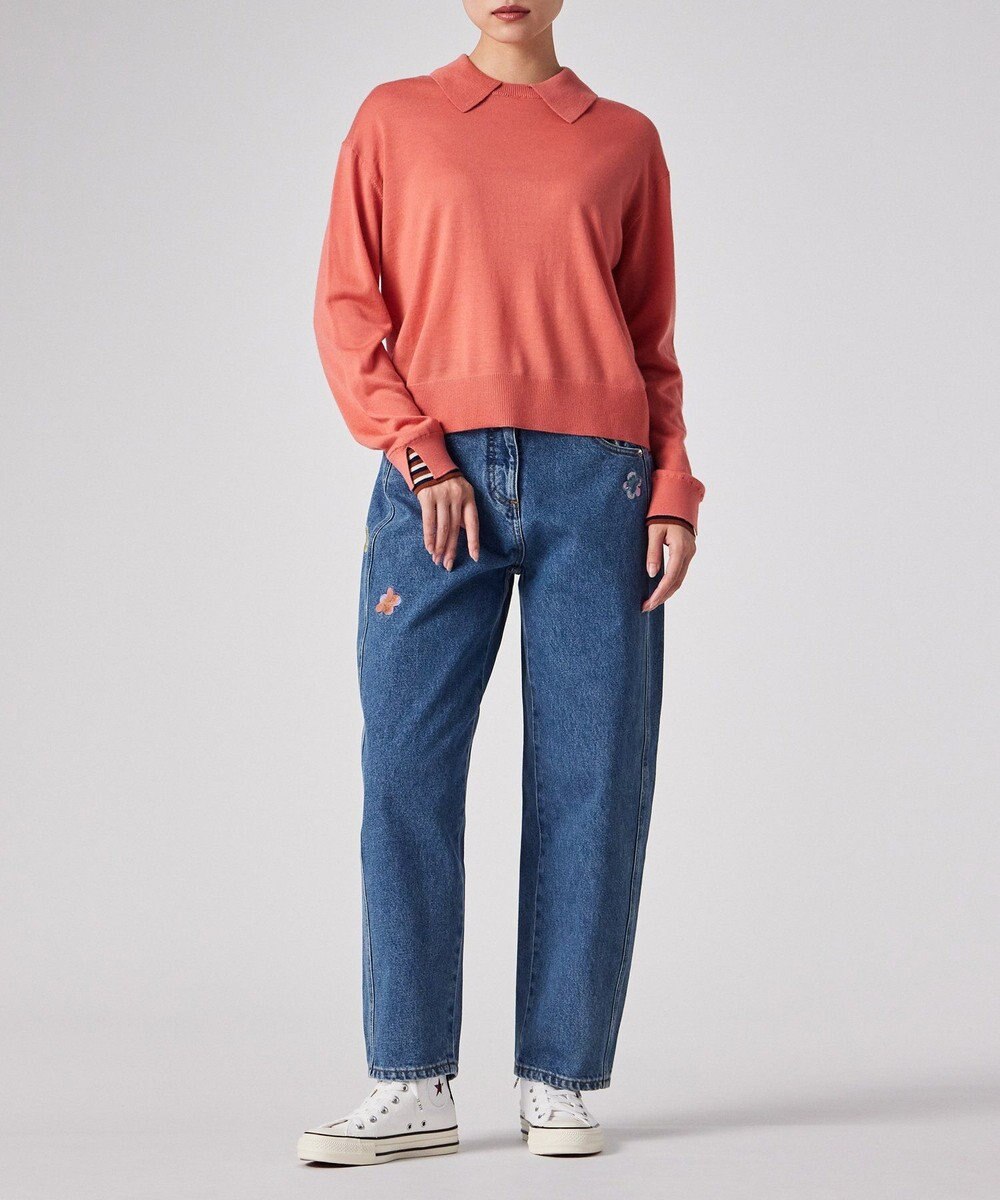 Paul Smith PS Happy フラワーエンブロイダリー デニムパンツ 