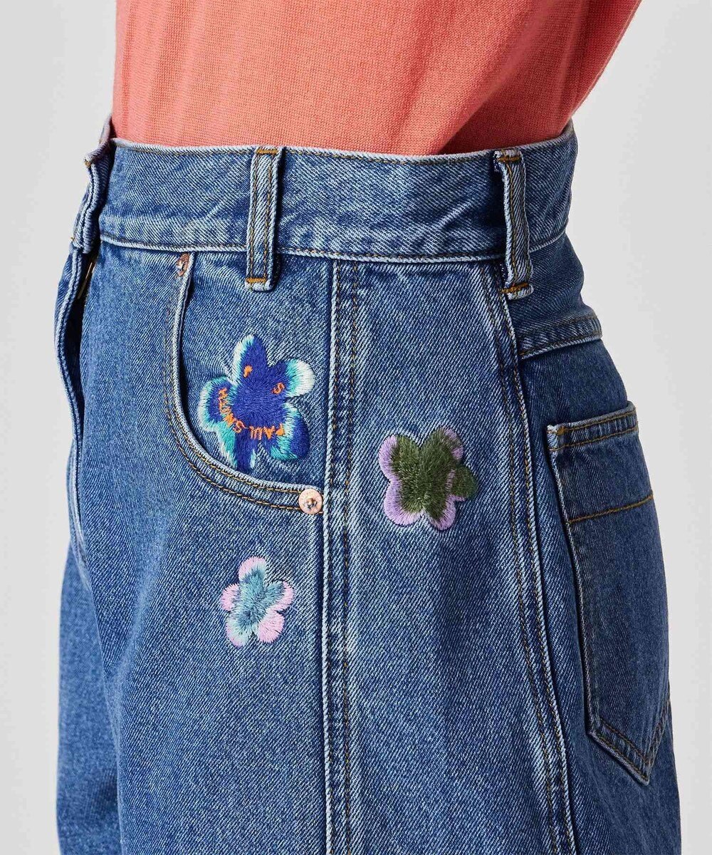 Paul Smith PS Happy フラワーエンブロイダリー デニムパンツ 