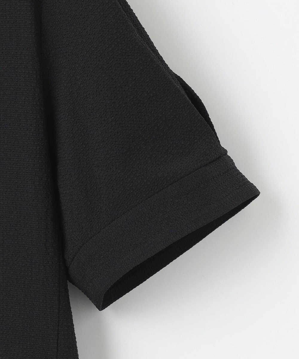 組曲 【WEB限定】サッカーストレッチ バンドカラーワンピース 