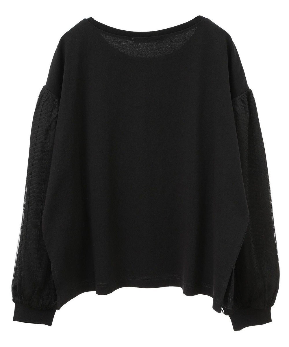 Green Parks 袖チュールドッキングプルオーバー 