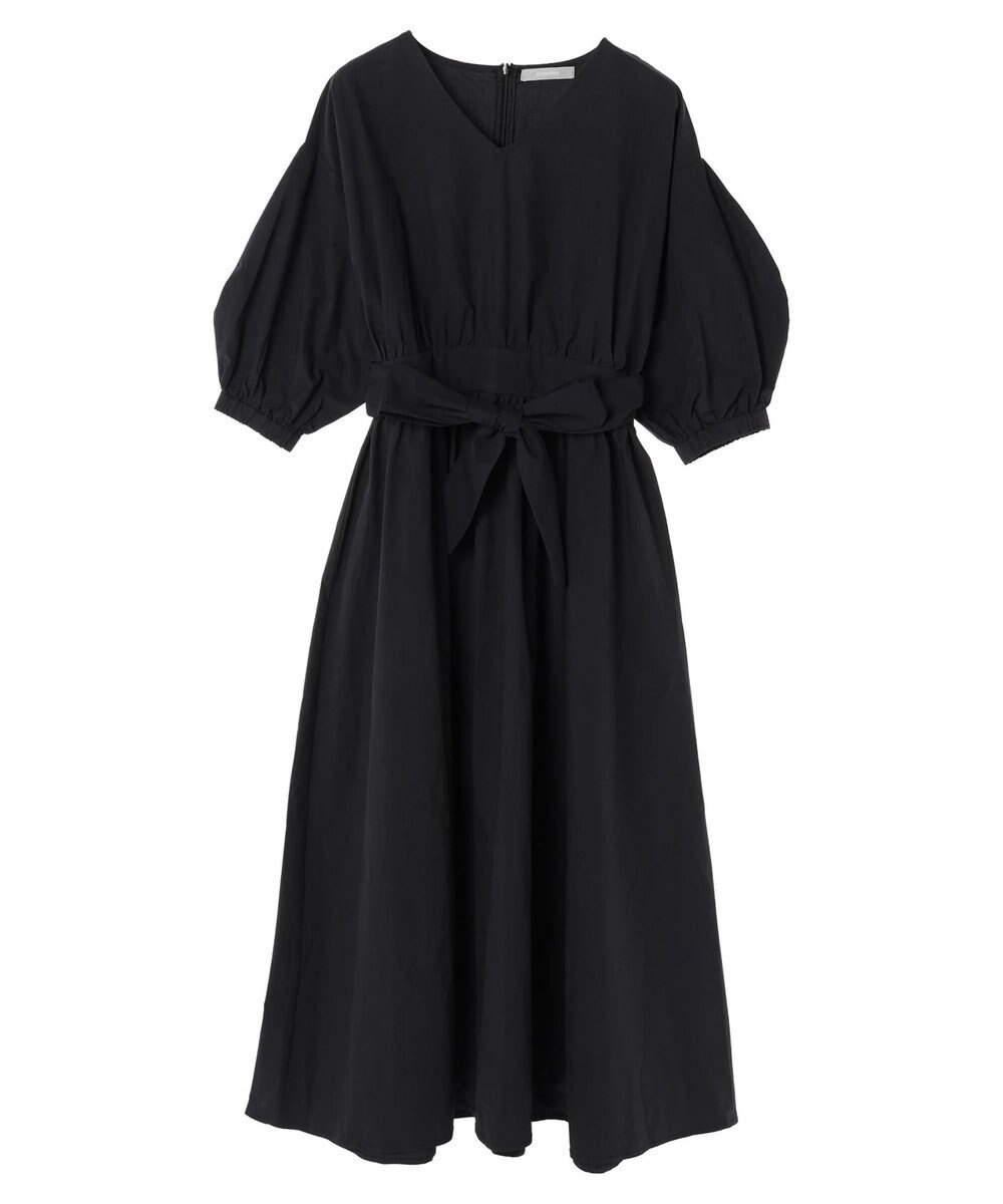 Green Parks ａ．ボリュームギャザーウエスト切替ワンピース 