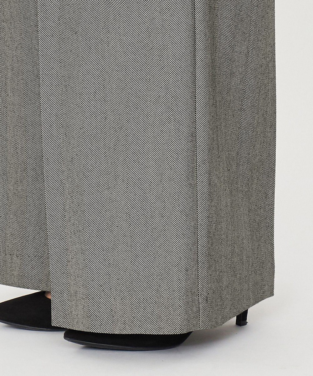 uncrave ヘリンボーンスーツ ワイドパンツ（uncrave WHITE） 