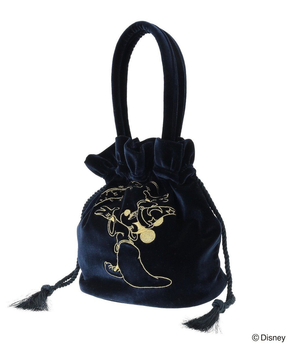 Green Parks ＦＡＮＴＡＳＩＡ／刺繍ベロアミニバッグ 