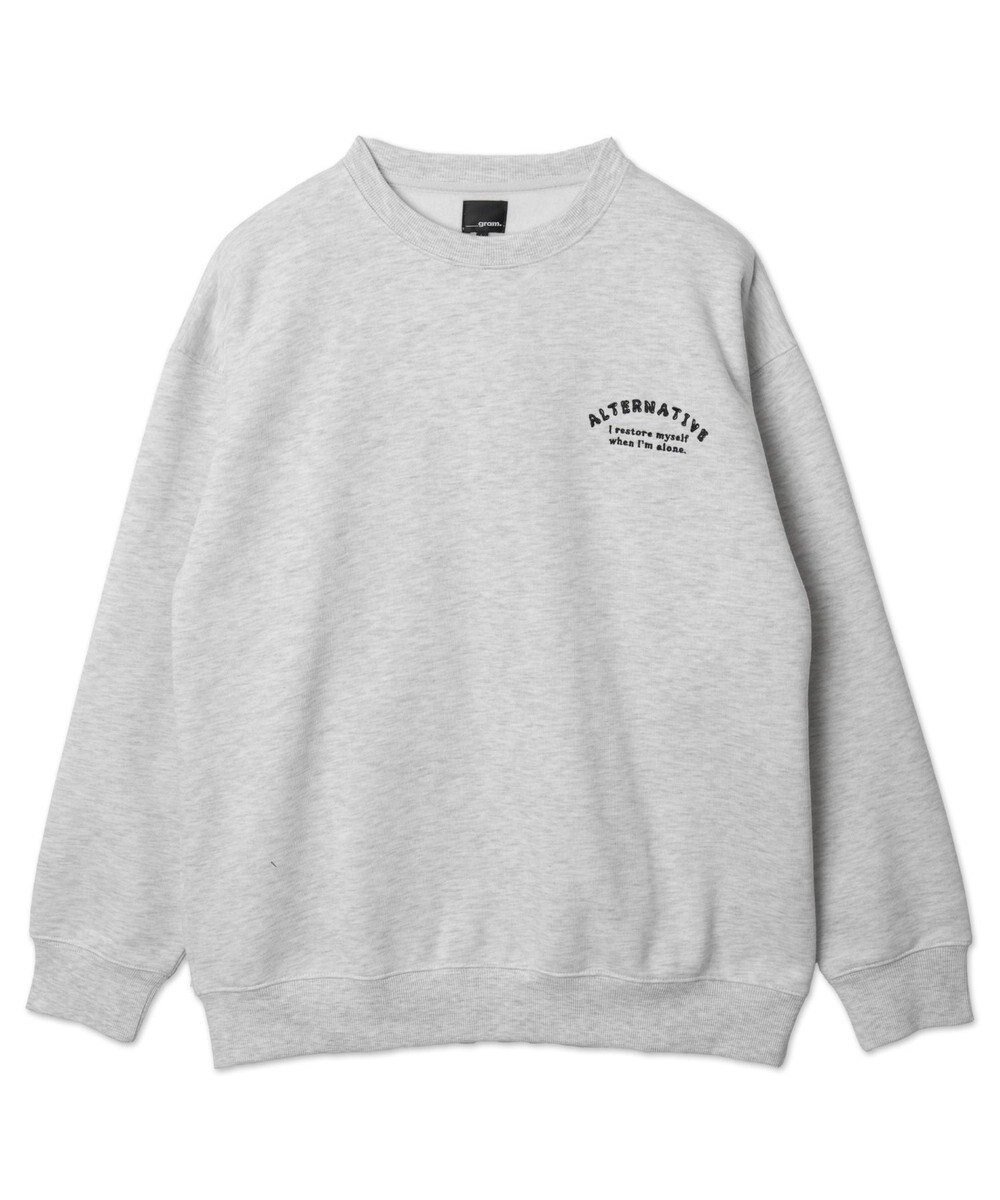 WEGO 【ユニセックス着用ITEM】ストレートラインロゴグラフィックプルオーバー 