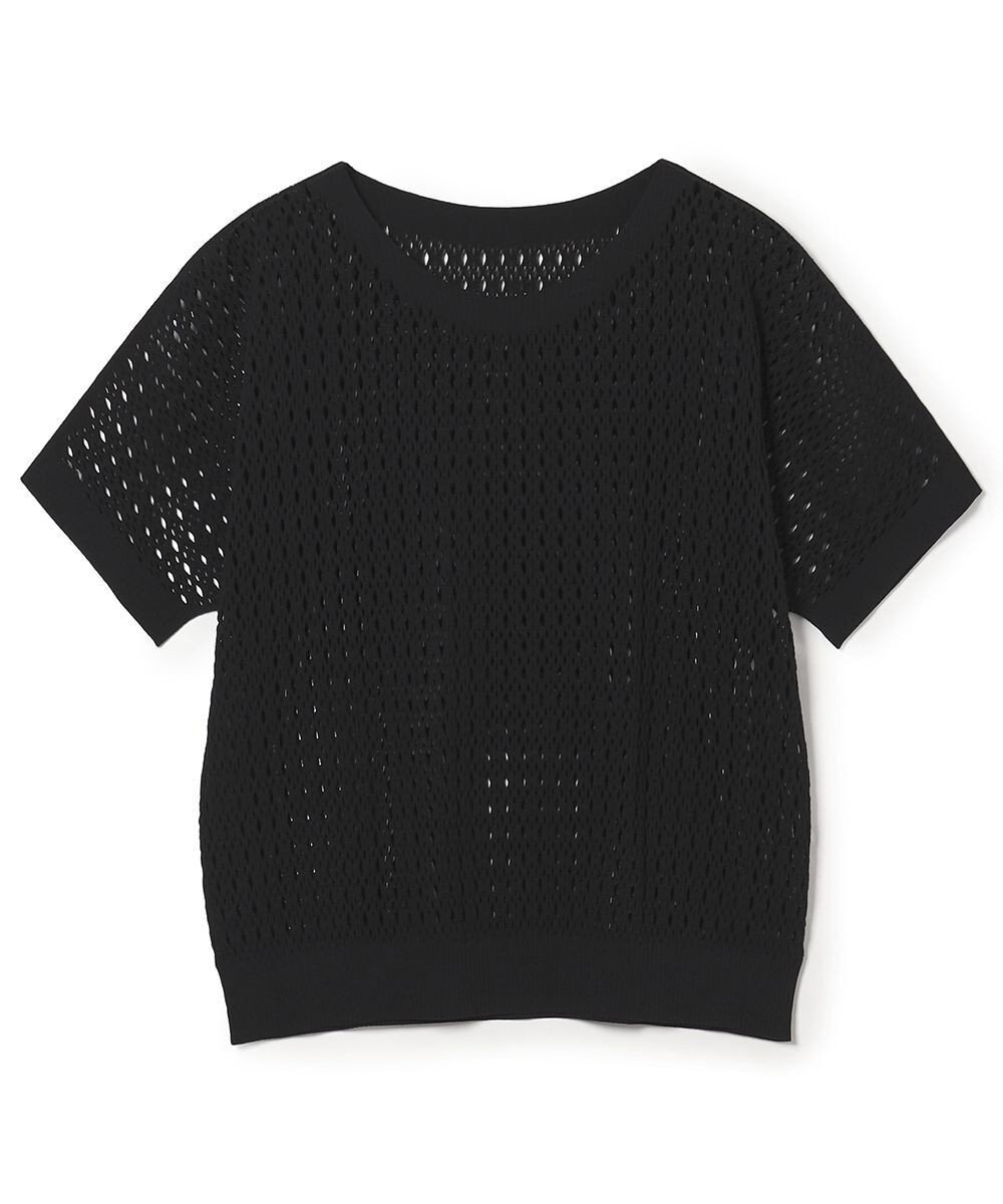 Chacott Chacott BALANCE【ノーソイングニット】メッシュニット半袖プルオーバー 