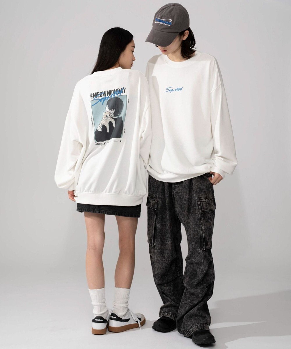 WEGO 【2025年秋冬新作/SMLXLサイズ展開/ユニセックス着用ITEM】アソートグラフィックプルオーバー 