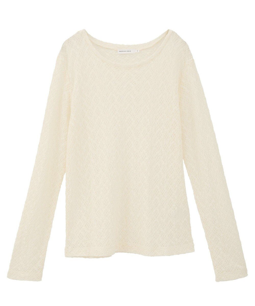 AMERICAN HOLIC レース長袖プルオーバー 